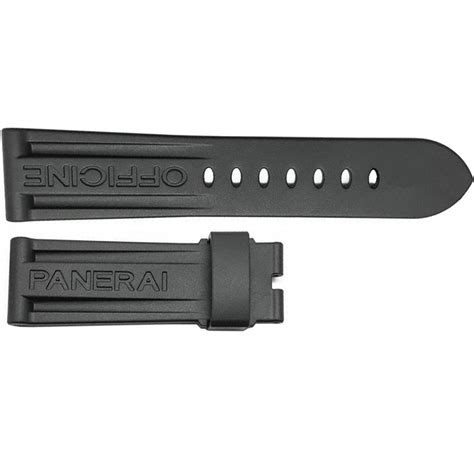 panerai 26mm deployant buckle|original panerai rubber strap.